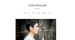 Desktop Screenshot of leilaschayegh.com